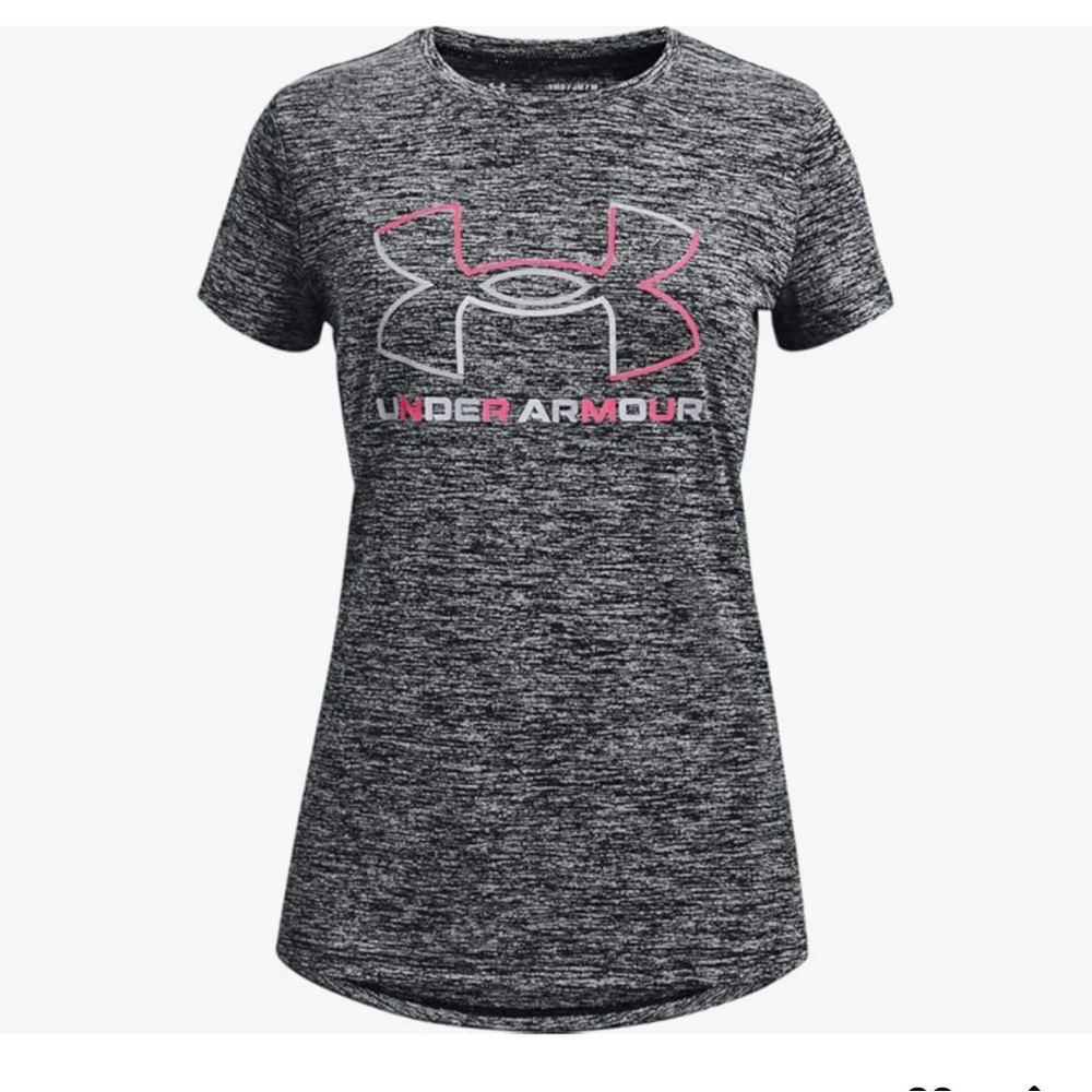 UNDER ARMOUR Kids Black Pink Athletic Top